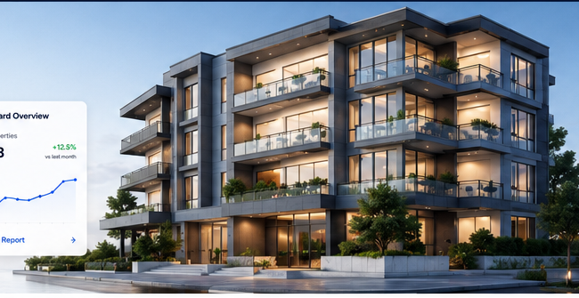 Modern premium apartment property